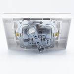 Casa si Gradina - Electrice - Prize - Priza dubla cu impamantare Karre Plus Panasonic, ST, alba - Infinity.ro