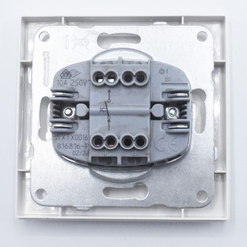 Casa si Gradina - Electrice - Distributie electrica si comanda - Intrerupatoare - Intrerupator cu revenire Karre Plus Panasonic, ST, alb - Infinity.ro