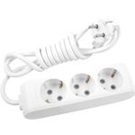 Casa si Gradina - Electrice - Accesorii electrice - Prelungitoare, triple, fise - Prelungitor 3 prize 3 metri X-tendia Panasonic, Alb - Infinity.ro