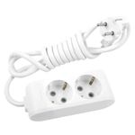 Casa si Gradina - Electrice - Accesorii electrice - Prelungitoare, triple, fise - Prelungitor 2 prize 5 metri X-tendia Panasonic, Alb - Infinity.ro