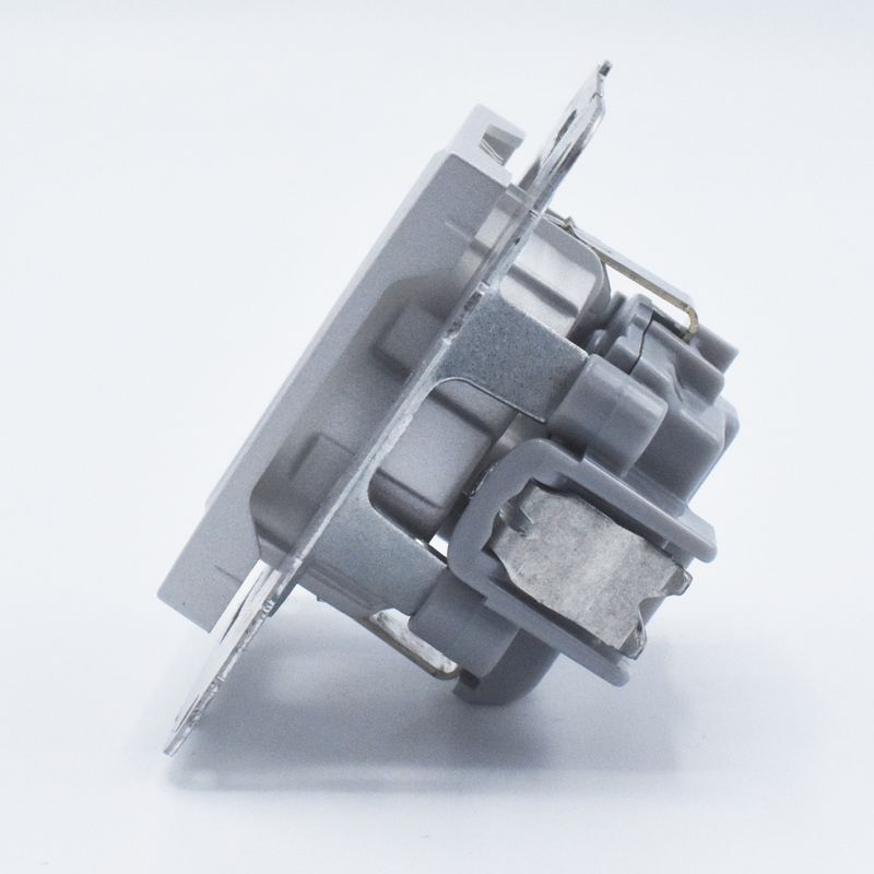 Casa si Gradina - Electrice - Prize - Priza simpla cu impamantare, 16A, IP20, Argintiu, Panasonic Arkedia Slim \ Karre Plus - Infinity.ro