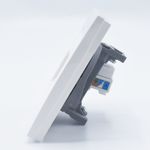 Casa si Gradina - Electrice - Prize - Priza calculator simpla cat 6 Karre Plus Pansonic, ST, alba - Infinity.ro