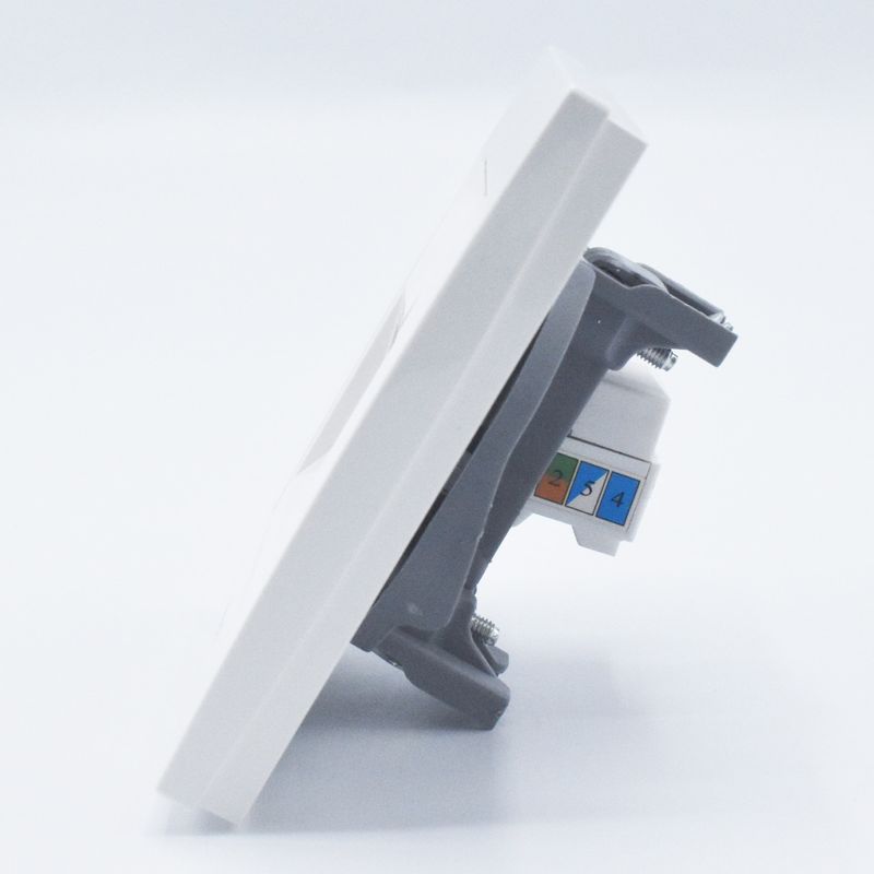 Casa si Gradina - Electrice - Prize - Priza calculator simpla cat 6 Karre Plus Pansonic, ST, alba - Infinity.ro