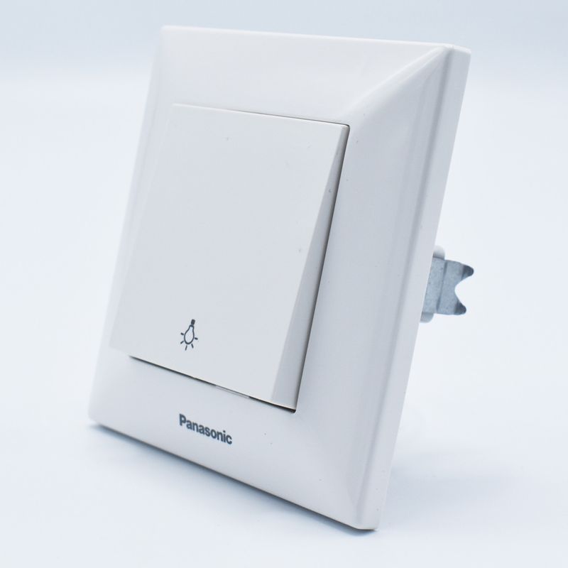 Casa si Gradina - Electrice - Distributie electrica si comanda - Intrerupatoare - Intrerupator cu revenire Arkedia Panasonic, ST, alb - Infinity.ro