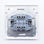 Casa si Gradina - Electrice - Distributie electrica si comanda - Intrerupatoare - Intrerupator dublu, 10A, IP20, Alb, Panasonic Arkedia Slim - Infinity.ro