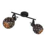 Casa si Gradina - Corpuri si surse de iluminat - Plafoniere, aplice si spoturi - Spot Jodie 54029-2, 2xE14, negru, IP20, Globo Lighting - Infinity.ro
