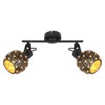 Casa si Gradina - Corpuri si surse de iluminat - Plafoniere, aplice si spoturi - Spot Jodie 54029-2, 2xE14, negru, IP20, Globo Lighting - Infinity.ro