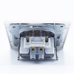 Casa si Gradina - Electrice - Distributie electrica si comanda - Intrerupatoare - Intrerupator dublu alternativ 10A, IP20, Alb, Panasonic Arkedia Slim - Infinity.ro