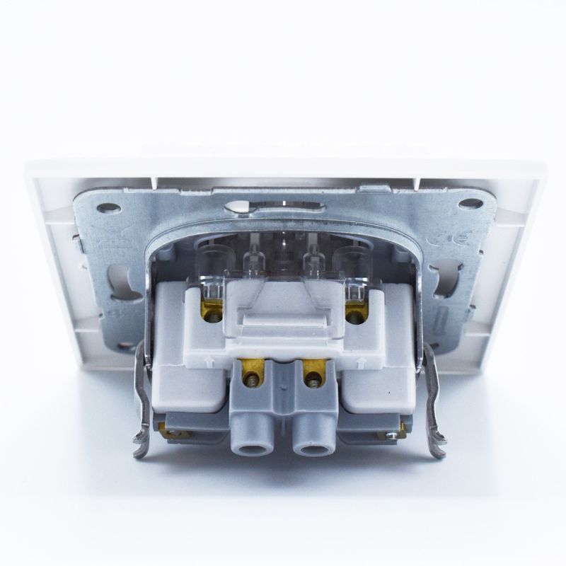 Casa si Gradina - Electrice - Distributie electrica si comanda - Intrerupatoare - Intrerupator dublu alternativ 10A, IP20, Alb, Panasonic Arkedia Slim - Infinity.ro