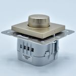 Casa si Gradina - Electrice - Distributie electrica si comanda - Intrerupatoare - Variator rotativ pentru LED, 6-100W, IP20, Bronz, Panasonic Arkedia Slim - Infinity.ro