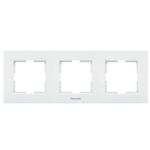 Casa si Gradina - Electrice - Accesorii electrice - Accesorii prize si intrerupatoare - Rama 3 module orizontala Karre Plus Pansonic, alba - Infinity.ro