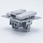 Casa si Gradina - Electrice - Distributie electrica si comanda - Intrerupatoare - Intrerupator triplu, 10A, IP20, Argintiu, Panasonic Arkedia Slim/Karre Plus - Infinity.ro