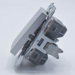 Casa si Gradina - Electrice - Distributie electrica si comanda - Intrerupatoare - Intrerupator triplu, 10A, IP20, Argintiu, Panasonic Arkedia Slim/Karre Plus - Infinity.ro