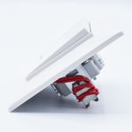 Casa si Gradina - Electrice - Distributie electrica si comanda - Intrerupatoare - Intrerupator alternativ cu led 10A, IP20, Alb, Panasonic Arkedia Slim - Infinity.ro