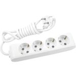 Casa si Gradina - Electrice - Accesorii electrice - Prelungitoare, triple, fise - Prelungitor 4 prize 5 metri X-tendia Panasonic, Alb - Infinity.ro