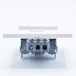 Casa si Gradina - Electrice - Distributie electrica si comanda - Intrerupatoare - Intrerupator triplu Arkedia Panasonic, ST, alb - Infinity.ro