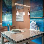 Casa si Gradina - Corpuri si surse de iluminat - Lustre si pendule - Lustra Jakob 15327-3N, 3xE27, IP20, lemn+ruginiu, Globo Lighting - Infinity.ro