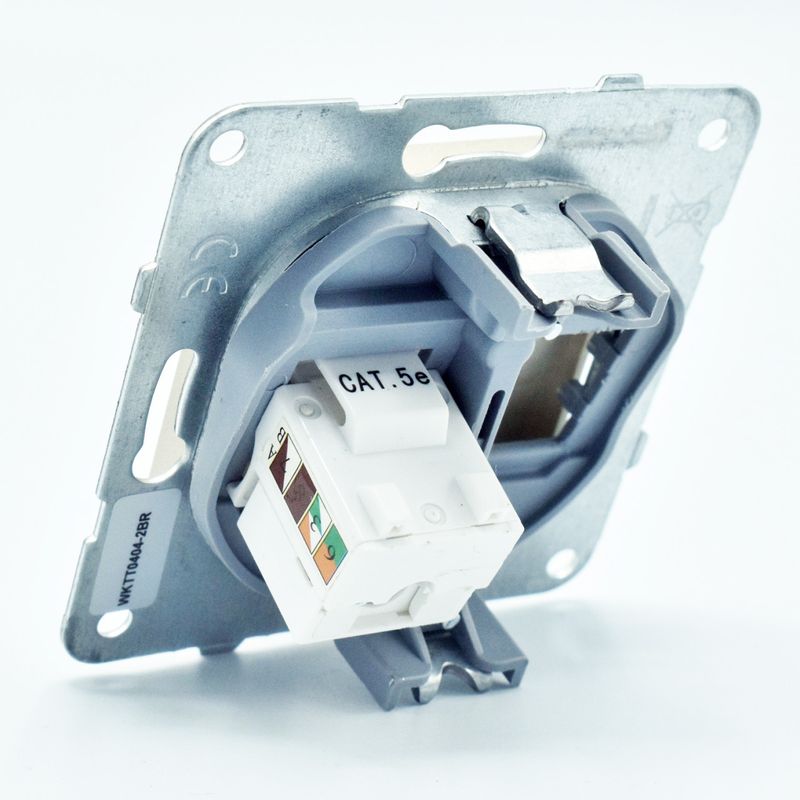 Casa si Gradina - Electrice - Prize - Priza internet RJ45, cat 5E, Bronz, IP20, Panasonic Arkedia Slim / Karre Plus - Infinity.ro