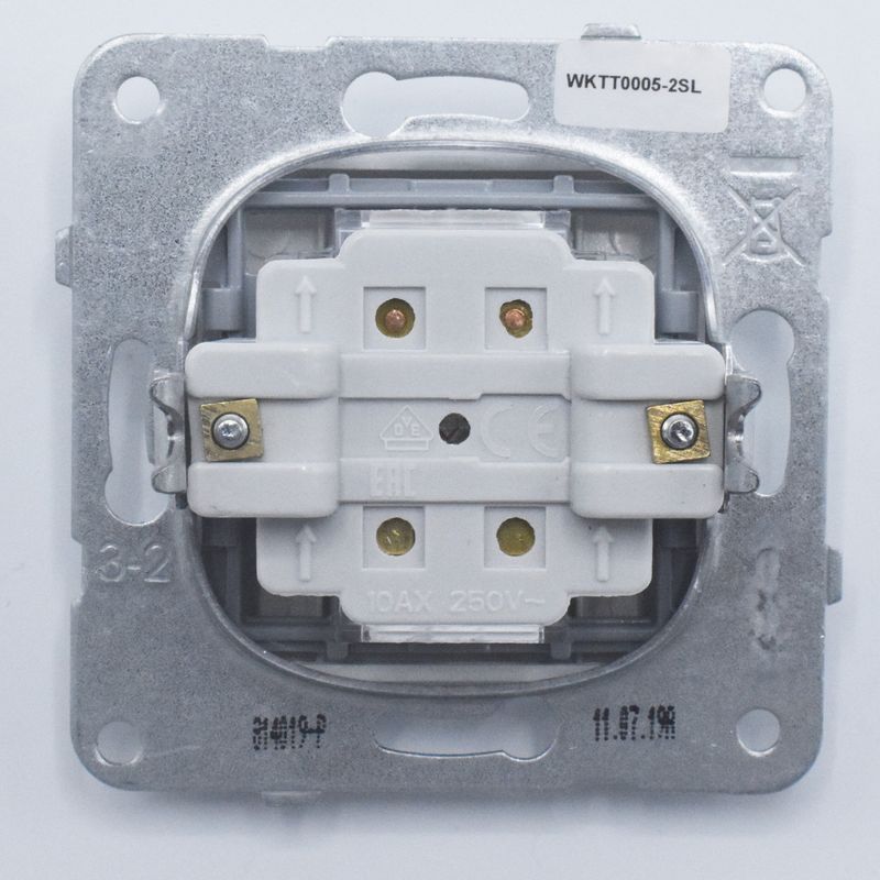 Casa si Gradina - Electrice - Distributie electrica si comanda - Intrerupatoare - Intrerupator cruce, 10A, IP20, Argintiu, Panasonic Arkedia Slim / Karre Plus - Infinity.ro