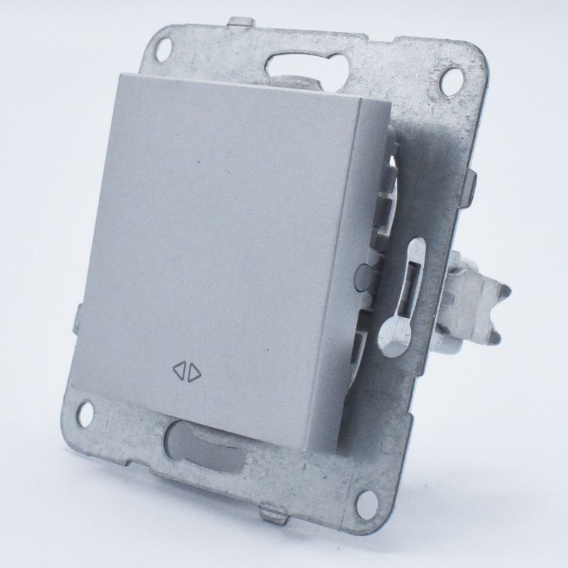 Casa si Gradina - Electrice - Distributie electrica si comanda - Intrerupatoare - Intrerupator cruce, 10A, IP20, Argintiu, Panasonic Arkedia Slim / Karre Plus - Infinity.ro