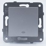 Casa si Gradina - Electrice - Distributie electrica si comanda - Intrerupatoare - Intrerupator cruce, 10A, IP20, Argintiu, Panasonic Arkedia Slim / Karre Plus - Infinity.ro