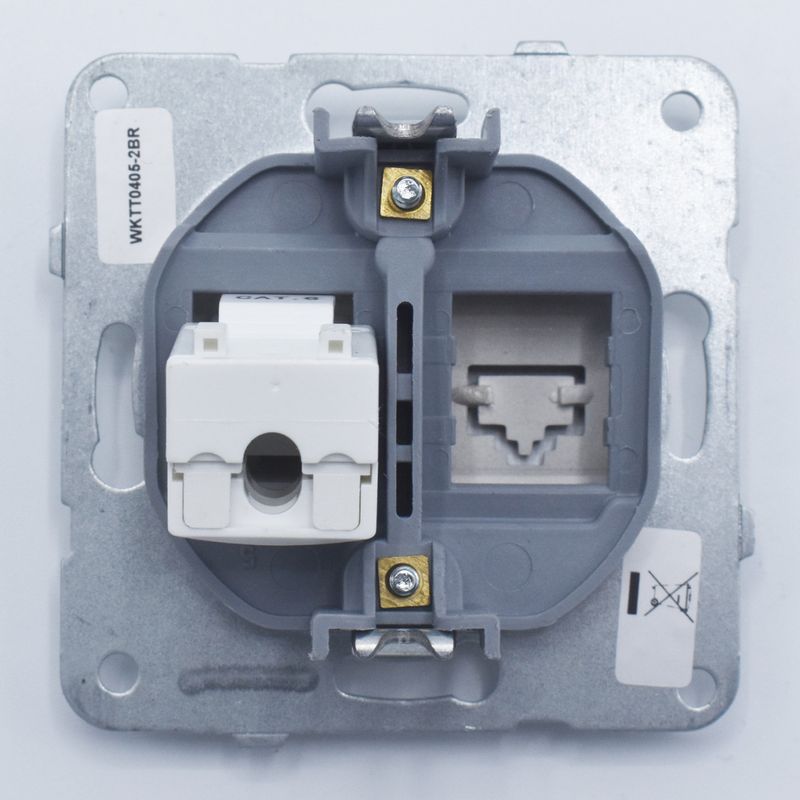 Casa si Gradina - Electrice - Prize - Priza internet RJ45, cat 6, bronz, IP20, Panasonic Arkedia Slim / Karre Plus - Infinity.ro