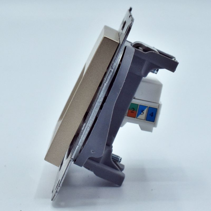 Casa si Gradina - Electrice - Prize - Priza internet RJ45, cat 6, bronz, IP20, Panasonic Arkedia Slim / Karre Plus - Infinity.ro