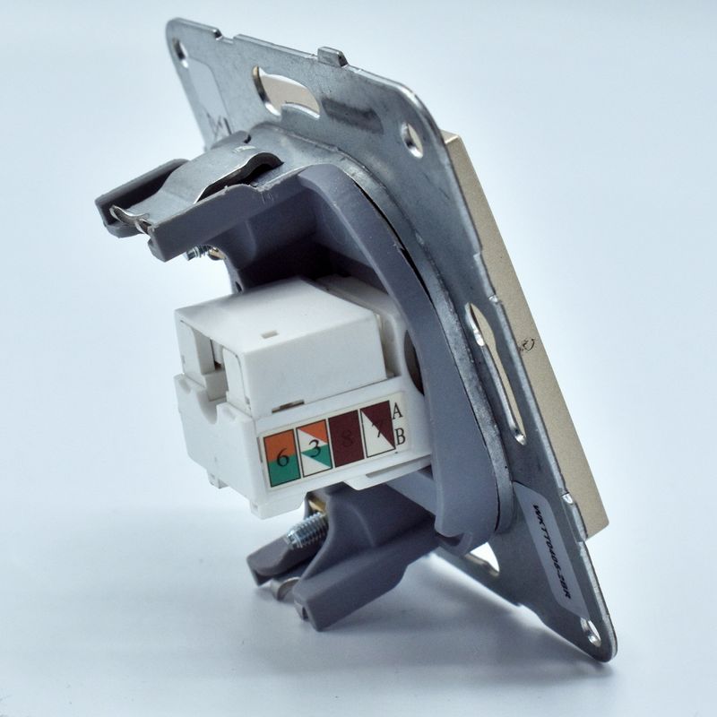 Casa si Gradina - Electrice - Prize - Priza internet RJ45, cat 6, bronz, IP20, Panasonic Arkedia Slim / Karre Plus - Infinity.ro