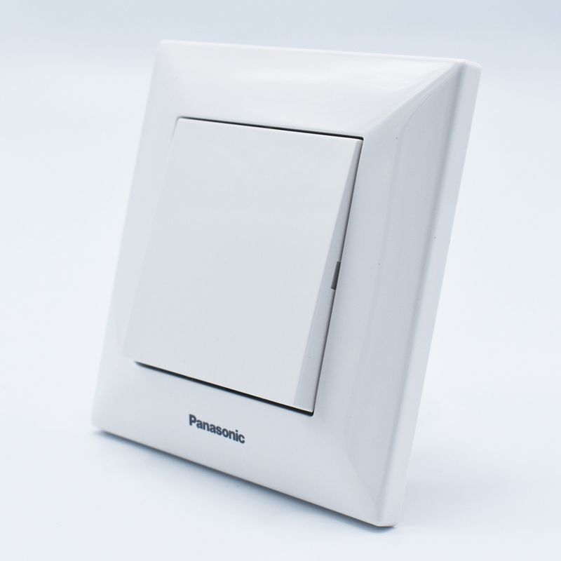 Casa si Gradina - Electrice - Distributie electrica si comanda - Intrerupatoare - Intrerupator simplu Arkedia Panasonic, ST, alb - Infinity.ro