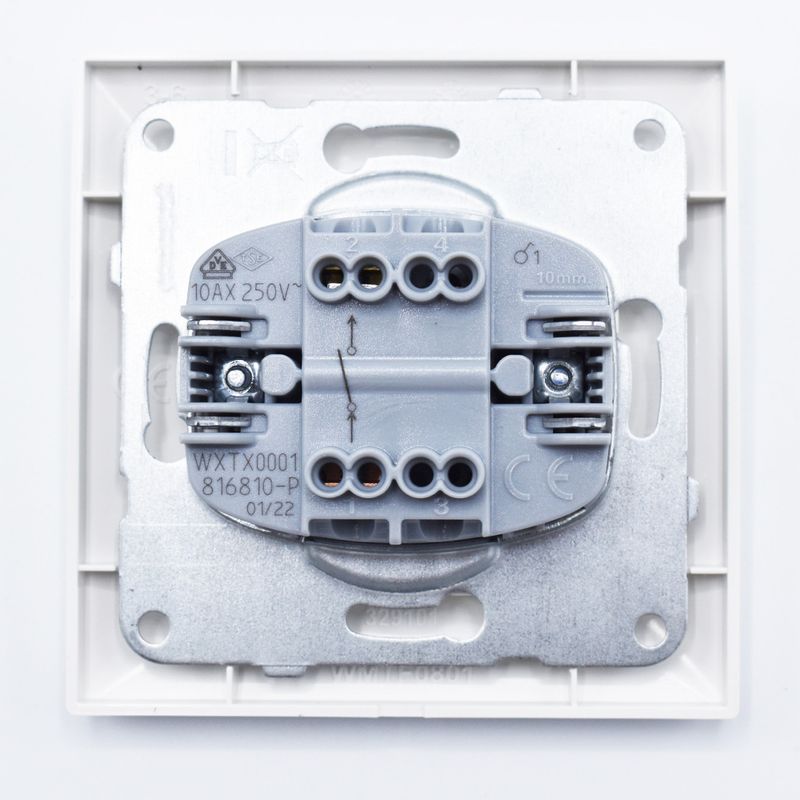 Casa si Gradina - Electrice - Distributie electrica si comanda - Intrerupatoare - Intrerupator simplu Arkedia Panasonic, ST, alb - Infinity.ro