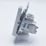 Casa si Gradina - Electrice - Distributie electrica si comanda - Intrerupatoare - Intrerupator dublu alternativ, 10A, IP20, Argintiu, Panasonic Arkedia Slim/Karre Plus - Infinity.ro