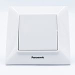 Casa si Gradina - Electrice - Distributie electrica si comanda - Intrerupatoare - Intrerupator simplu 10A, IP20, Alb, Panasonic Arkedia Slim - Infinity.ro