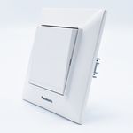 Casa si Gradina - Electrice - Distributie electrica si comanda - Intrerupatoare - Intrerupator simplu 10A, IP20, Alb, Panasonic Arkedia Slim - Infinity.ro