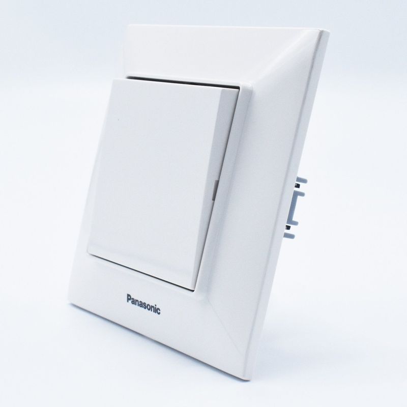 Casa si Gradina - Electrice - Distributie electrica si comanda - Intrerupatoare - Intrerupator simplu 10A, IP20, Alb, Panasonic Arkedia Slim - Infinity.ro