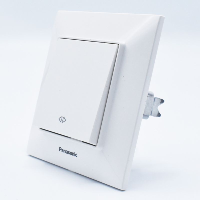 Casa si Gradina - Electrice - Distributie electrica si comanda - Intrerupatoare - Intrerupator cruce 10A,IP20, Alb, Panasonic Arkedia Slim - Infinity.ro