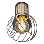 Casa si Gradina - Corpuri si surse de iluminat - Plafoniere, aplice si spoturi - Spot Luise 54012-1, cu intrerupator, 1xE27, negru, IP20, Globo Lighting - Infinity.ro