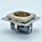 Casa si Gradina - Electrice - Prize - Priza simpla cu impamantare si protectie copii, 16A, IP20, Bronz, Panasonic Arkedia Slim \ Karre Plus - Infinity.ro