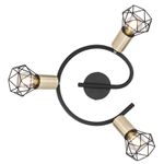 Casa si Gradina - Corpuri si surse de iluminat - Plafoniere, aplice si spoturi - Spot Xara 54802S-3AB, 3xE14, negru, IP20, Globo Lighting - Infinity.ro