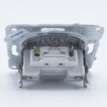 Casa si Gradina - Electrice - Distributie electrica si comanda - Intrerupatoare - Intrerupator dublu, 10A, IP20, Argintiu, Panasonic Arkedia Slim / Karre Plus - Infinity.ro