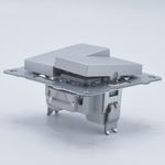 Casa si Gradina - Electrice - Distributie electrica si comanda - Intrerupatoare - Intrerupator dublu, 10A, IP20, Argintiu, Panasonic Arkedia Slim / Karre Plus - Infinity.ro