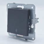 Casa si Gradina - Electrice - Distributie electrica si comanda - Intrerupatoare - Intrerupator alternativ, Grafit, 10A, Panasonic Arkedia Slim/Karre Plus Plus - Infinity.ro