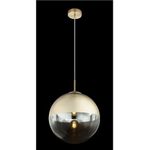 Casa si Gradina - Corpuri si surse de iluminat - Lustre si pendule - Pendul Varus 15857, 1xE27, auriu mat+transparent, IP20, Globo - Infinity.ro
