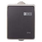 Casa si Gradina - Electrice - Distributie electrica si comanda - Intrerupatoare - Intrerupator simplu, 10A, montaj aplicat, protectie IP44, pentru exterior, Emos - Infinity.ro