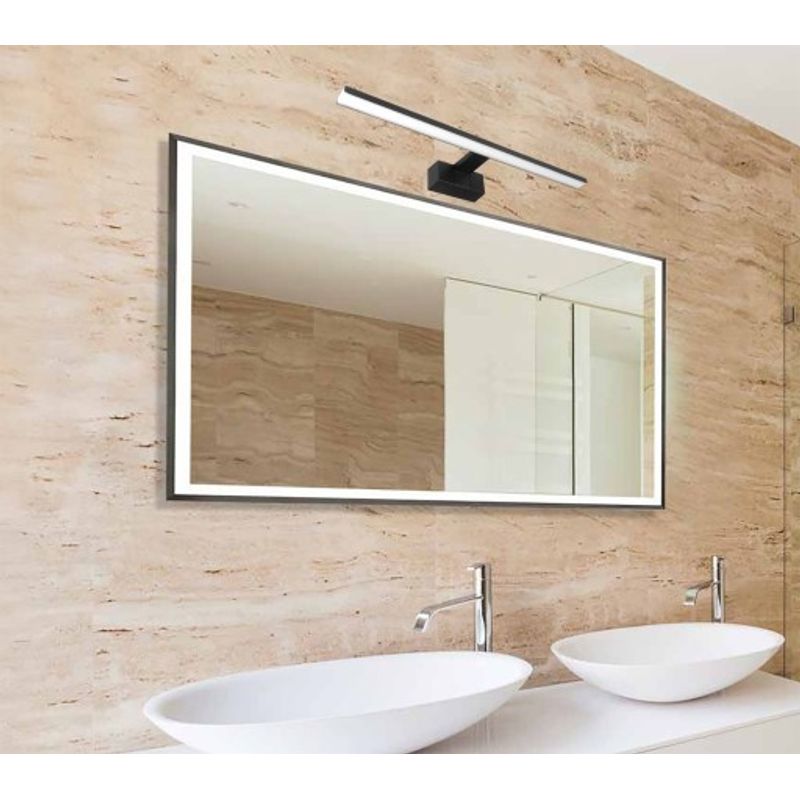 Casa si Gradina - Corpuri si surse de iluminat - Plafoniere, aplice si spoturi - Plafoniera LED Besta 2468-LVT, 8W, 560lm, lumina neutra, IP44, neagra, Masterled - Infinity.ro