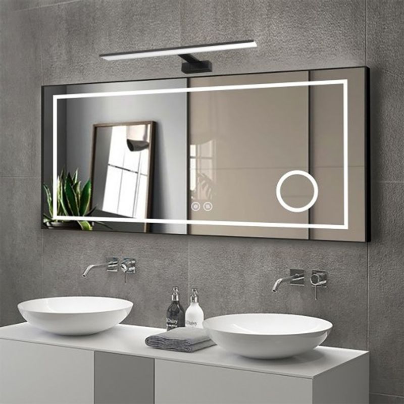 Casa si Gradina - Corpuri si surse de iluminat - Plafoniere, aplice si spoturi - Plafoniera LED Besta 2468-LVT, 8W, 560lm, lumina neutra, IP44, neagra, Masterled - Infinity.ro