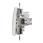 Casa si Gradina - Electrice - Distributie electrica si comanda - Intrerupatoare - Intrerupator cu revenire, 10A, IP20, Alb, Schneider Sedna Design - Infinity.ro