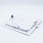 Casa si Gradina - Corpuri si surse de iluminat - Plafoniere, aplice si spoturi - Spot LED 12W Incastrat, Patrat, Braytron, 910lm, Lumina Rece (6500K), Alb - Infinity.ro