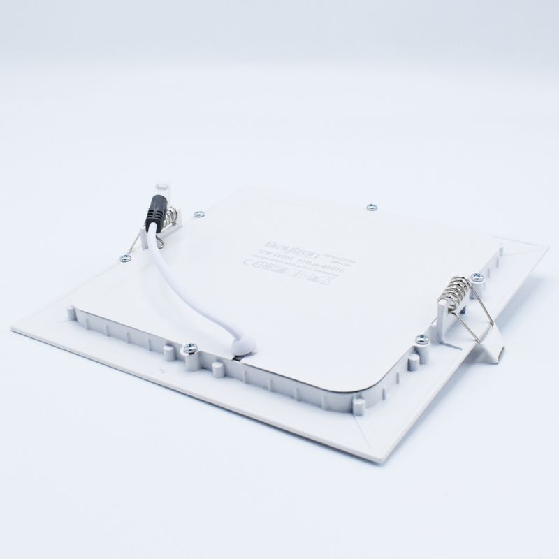 Casa si Gradina - Corpuri si surse de iluminat - Plafoniere, aplice si spoturi - Spot LED 12W Incastrat, Patrat, Braytron, 910lm, Lumina Rece (6500K), Alb - Infinity.ro