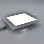 Casa si Gradina - Corpuri si surse de iluminat - Plafoniere, aplice si spoturi - Spot LED 12W Incastrat, Patrat, Braytron, 910lm, Lumina Rece (6500K), Alb - Infinity.ro