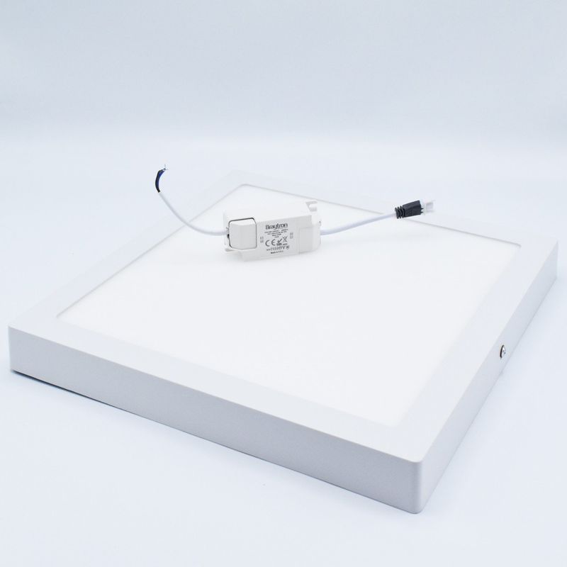 Casa si Gradina - Corpuri si surse de iluminat - Plafoniere, aplice si spoturi - Spot LED 24W Aplicat, Patrat, Braytron, 1850lm, Lumina Neutra (4200K), Alb - Infinity.ro